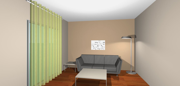 Ορθογώνια σύνθεση από κομάτια καθρέπτη πάνω από τον καναπέ του σαλονιού Ορθογώνια σύνθεση από κομάτια καθρέπτη πάνω από τον καναπέ του σαλονιού